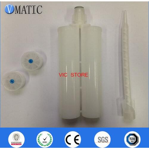 Free Shipping 400ml 400cc Two Component Plastic Cartridge Gun 1:1 Set