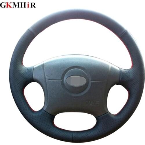 Black Artificial Leather Steering Wheel Cover for Hyundai Elantra Old Elantra 2004-2015 Special Steering Covers
