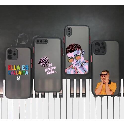 Yo Perreo Sola Bad Bunny Maluma Phone Case For iphone 12 11 8 7 plus mini x xs xr pro max matte transparent cover