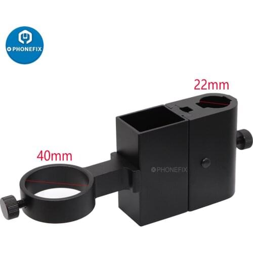 40mm Diameter Microscope Stand Holder Adjustable Monocular Lens Bracket Electronic Video Microscopio Accessories For 22mm Pillar