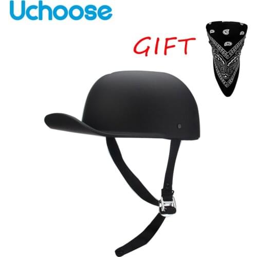 Children Motorcycle Vintage Retro Helmet Open Face Summer Baseball Cap Helmets Gangster DS Crash Scooter Chopper Biker Adult