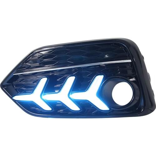 DRL LED Daytime Running Light for Cars Flowing LED High Quality Fog lights For Honda Civic 2019-20