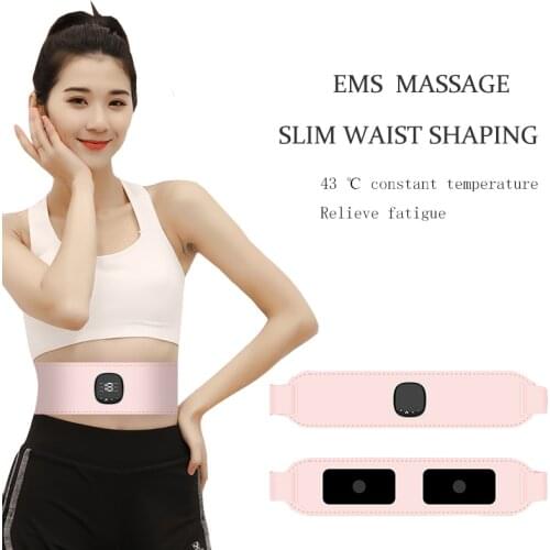 Abdominal Fitness Massager EMS Muscle stimulator Abs fitness Bauchtraining Equipment Muscles ABS Training Heat Fat Burn Loss