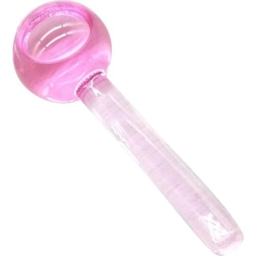 Facial Massage Globes Cold Compress Face Massage Shrinking Pores Crystal Clear Ice Ball Skin Care Tool 7X5cm TK-ing