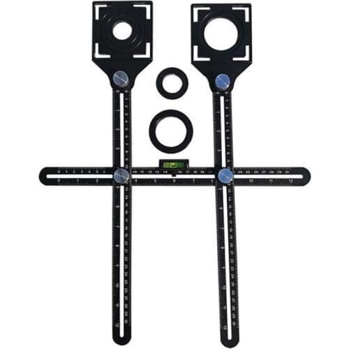 Tile Hole Locator Multi -function Adjustable Floor Tiling Tool Masonry Glass Fixed Angle Measurements Linear Tiles Hole Tools