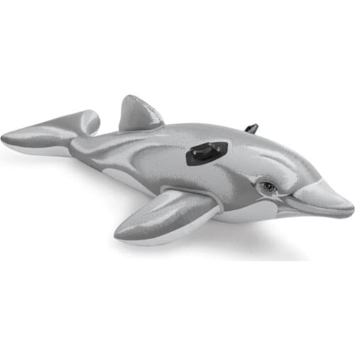 Dolphin Pool Float Inflatable Children Summer Pool Raft Toys Swimming Pool Ring Floating Row Water Playing Toys Fashion