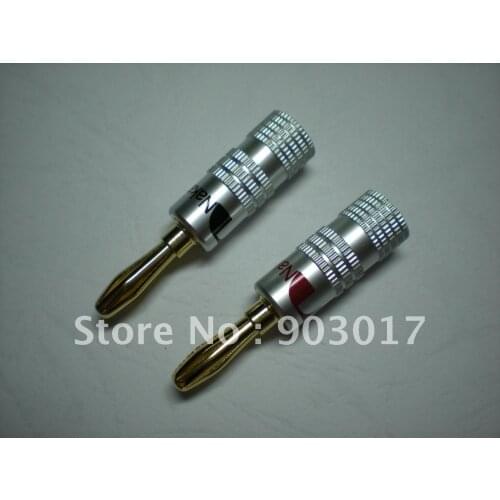 Nakamichi Banana Plug Gold Plated Speaker Connector Red and Black Color 80 pcs por lot