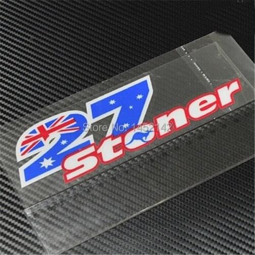 Motorsport N0.27 Casey Stoner stickers reflective motocross decals car car styling motorcycle helmet ATV stickers