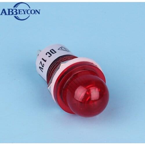 ABBEYCON Green/Red/Yellow illuminated NEON pilot lamp 15 mm Dia indicator light