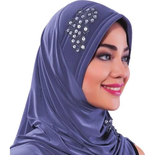 Pressures of slits Bonnet Hijab Women