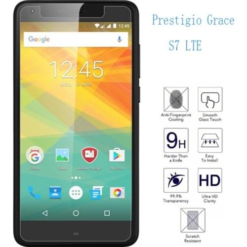 NEW Ultra-thin New For Prestigio Grace S7 LTE Tempered Glass Screen Protector Premium Front Clear Protective Film Cover case