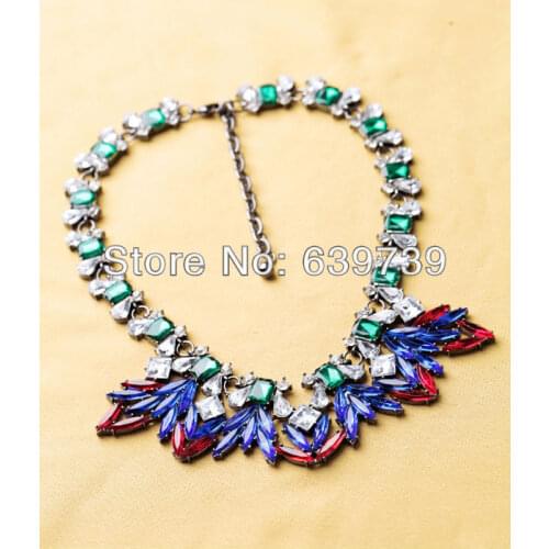 Bulk Price Jewelry Store Clear Rhinestone Handcuff Necklace