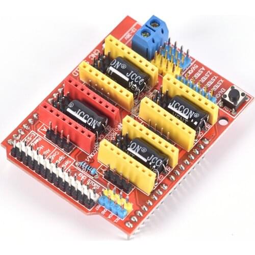 1PC CNC Shield+Board+A4988 Stepper Motor Driver Kit For Arduino 3D Printer Module Board
