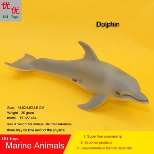 Hot toys Dolphin Simulation model Marine Animals Sea Animal kids gift educational props (Delphinidae ) Action Figures