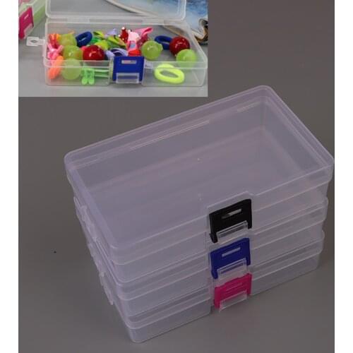 Practical Component Screw Jewelry Storage Box Transparent Toolbox Plastic Container Box For Tools Case Screw Sewing PP Boxes