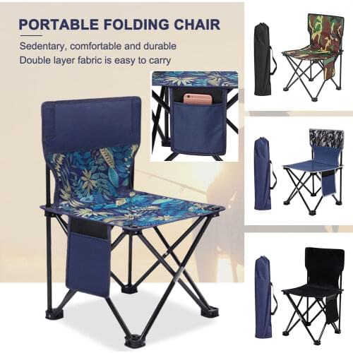 Outdoor Fishing Chair Leisure Folding Stool Aluminum Alloy Portable Camping Hiking Camp Chair Multifunctional Outdoor Rest Chair