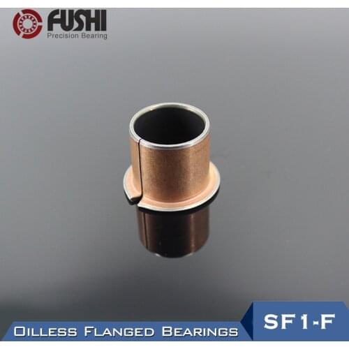 SF1-F Oilless Flanged Bushing Bearing SF1-F20265 SF1-F22100 SF1-F22150 SF1-F22200 ( 2 Pcs) SF1 Self Composite Flange Bearings