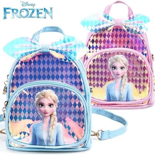 Disney ice and snow Wonderland childrens Bag Girl Princess zero purse cute cross dressing bag portable fashion single room bag