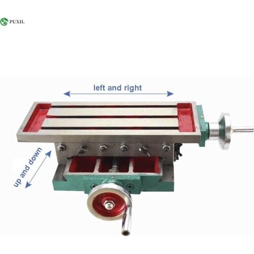 SZ3517 High Precision Improved Cross Slip Table Cross Slip Table for Drilling Milling Machine 450 * 170 (with Ruler)