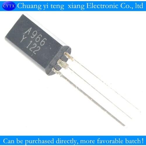 Triode 2 sa966 A966 small 1.5 A/v 30-92 l (100PCS/lot)