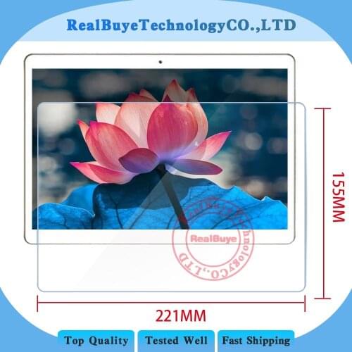 Universal Anti-Scratch Tempered Glass Screen Protector Guard LCD Shield Film Size 221*155mm For 9.6" inch Tablet