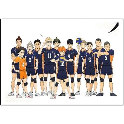 Japanese Animation Haikyuu!! Anime Poster And Prints Sports Volleyball HD Canvas Painting Wall Art Pictures Bar Home Decoration