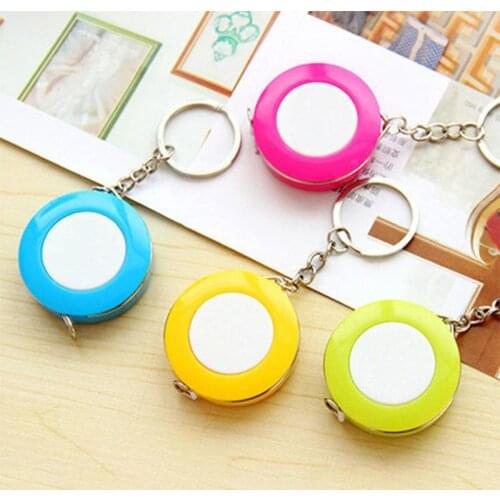 1.5M Mini Measuring Tape Measure Retractable Metric Belt Colorful Portable Ruler Centimeter Inch Children Height Ruler