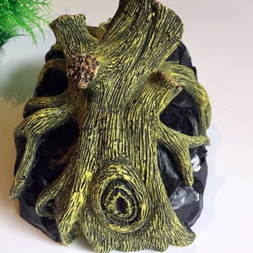 203F Reptile Breeding Box Shelter Humidify Hide Cave Habitat Decor Terrarium Hideout Caves Ceramics