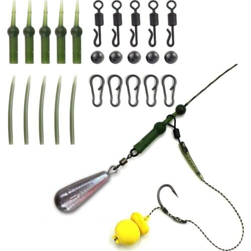 25pcs/set soft fishing tail hoses of various shapes plastic carp group outdoor accessories swivel pin hoses for outdoor fishing