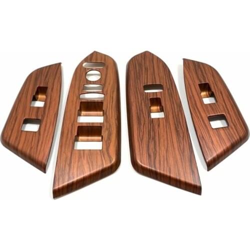 4pcs For Honda CRV CRV LHD 2017 2018 2019 2020 Window Switch Buttons Cover Trim Armrest Frame Car Interior Styling Accessories