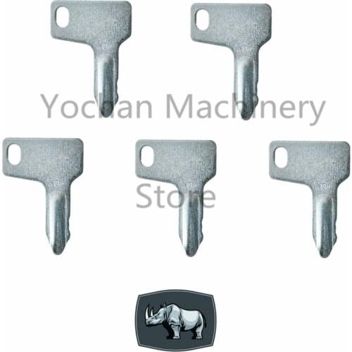 5 PCS 301 Key For Yanmar Takeuchi Heavy Equipment Ignition Starter Switch Grader Dozer Excavator