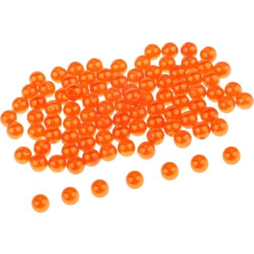 90pcs Sea Carp Fishing Rigs Beads Round Plastic Jigging Hand Fishing Lure