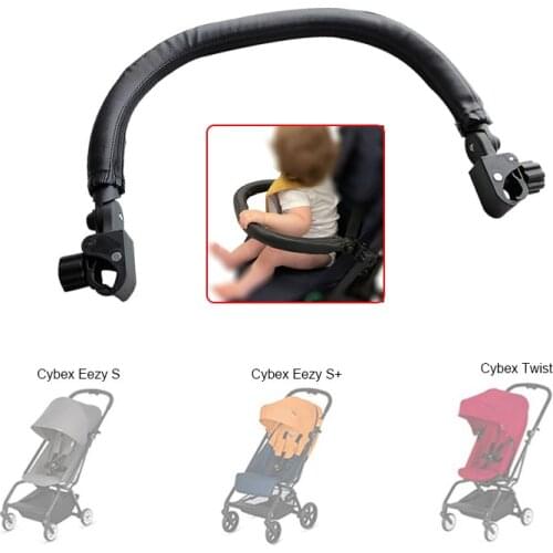 Bumper Bar For Cybex Eezy S Eesy S+ Twist Baby Trolley Armrest Handrail Safety Bar Height Adjustable With Clamp Bebe Accessories