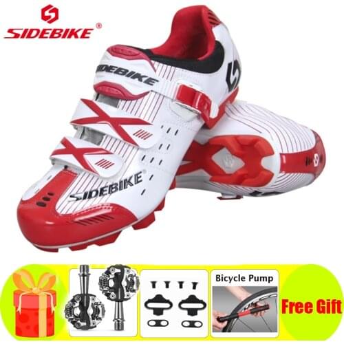 Sidebike Professional Athletic Cycling Shoes MTB Men Self-Locking Mountain Bike sapatilha ciclismo Women Cycling