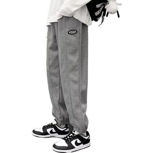 Autumn New Casual Pants Men Solid Colors Classic Style Fashion Joggers Straight Cotton Solid Color Streetwear Trousers