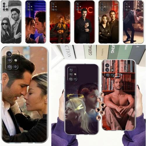 Soft Phone Case For Samsung Galaxy A51 A21s A71 A12 A31 A52 A41 A32 A02s A11 A72 A42 Clear Back Cover Funda Lucifer TV Shell Cas