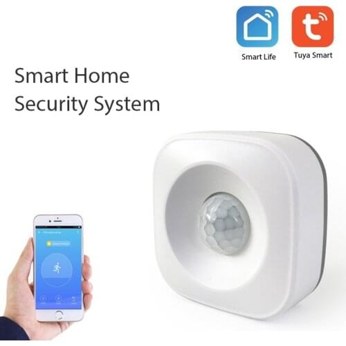 Tuya WiFi PIR Motion Sensor Detector WIFI Movement Sensor Smart Life APP Wireless Home Security System