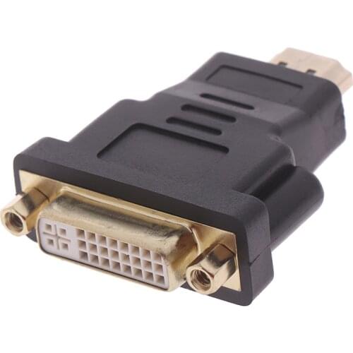 DVI to HDMI Adapter Converter HDMI Male to DVI 24+5 Female Converter Adapter 1080P For HDTV Projector Monitors