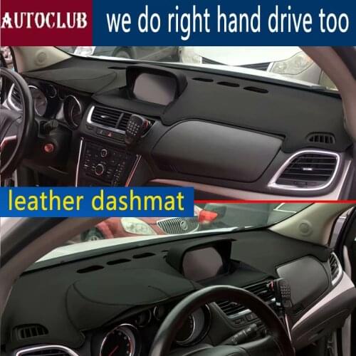 For Opel Mokka x Vauxhall Buick Encore 2012-2018 Leather Dashmat Dashboard Cover Car Pad Dash Mat SunShade Carpet Cover