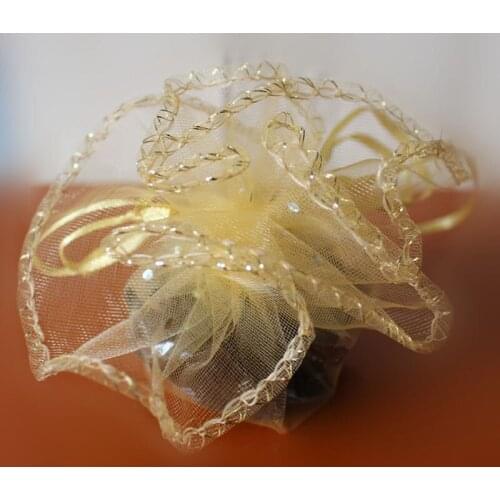 1000pcs Multi Round organza gift bags 26-35-40cm party bag for women Drawstring bags Jewelry Display Bag Pouch diy accessories