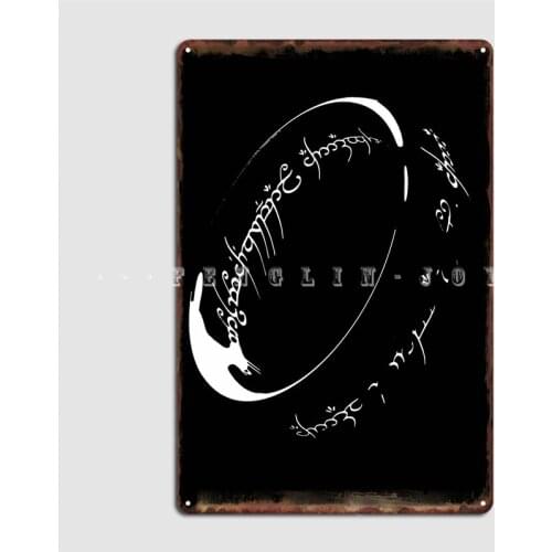 Lotr Metal Sign Printing Wall Decor Living Room Wall Cave Tin Sign Posters
