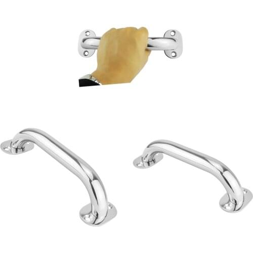 MagiDeal 3x 12" Safety Grab Handle Handrail Stair / Boat / Yacht / Door / RV