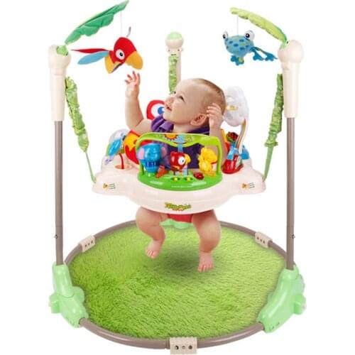 Multifunctional Electric Baby Jumper Walker Cradle Tropical Forest Baby Swing Rocking Body Child bouncer Swing Fitness Chiar