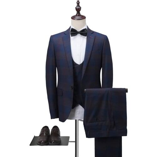 2019 Men Wedding Suits Slim Fit 3 Pieces Tuxedo Groom men floral suits wedding mens suit mens 3 piece suit men suit