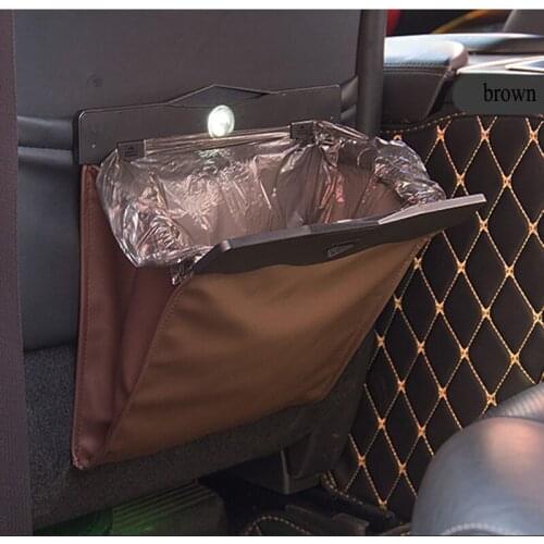 Car Seat Back Organizer PU Leather Garbage Storage Bag Car Organizer Accessories for Buick Regal Lacrosse Excelle GT/XT/GL8/ENCO