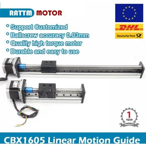 CNC Linear Guide Stage Rail Motion Slide 100 200 300 400 500mm Table Ball Screw linear actuator stepper XYZ stage For 3D printer
