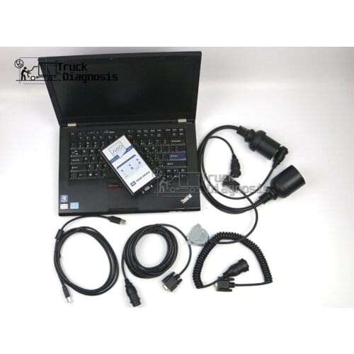 T420 laptop+KNORR-BREMSE KNORR UDIF interface Knorr NEO Diagnostic Tool Truck trailer brake diagnosis tool