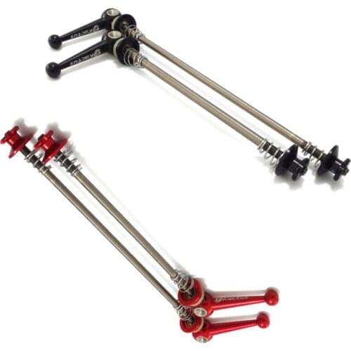 1 Pair Bicycle Wheel Hub Quick Release QR Front 100mm , Rear 130mm Axle Skewer Titanium Alloy Bicycle Skewer Bike Accessories