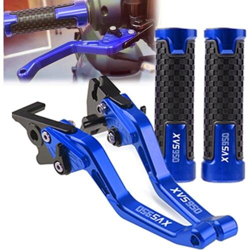 FOR YAMAHA XVS950 XVS950BOLT Motorcycle Part Aluminlum Accessories Brake Clutch Levers and handle grips 2014-2018 2017 2016 2015