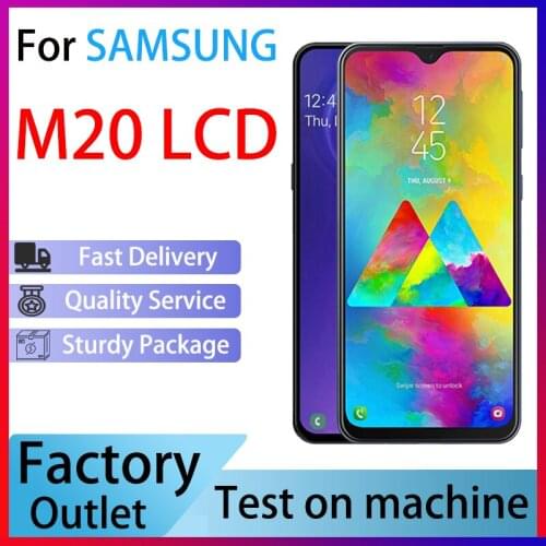 6.3'' LCD Display Touch Screen Digitizer Assembly For Samsung Galaxy M20 2019 SM-M205 M205F Pantalla Repair Parts